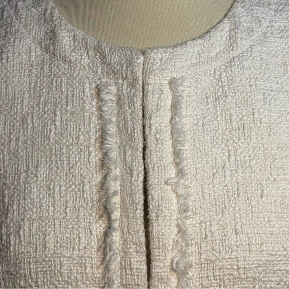 Talbots Cream Textured Blazer - Picture 9 of 10